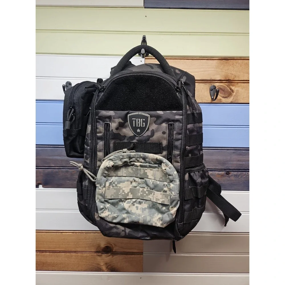 TBG Tactical Baby Gear Daypack Diaper Bag with Extra Removable Pouches